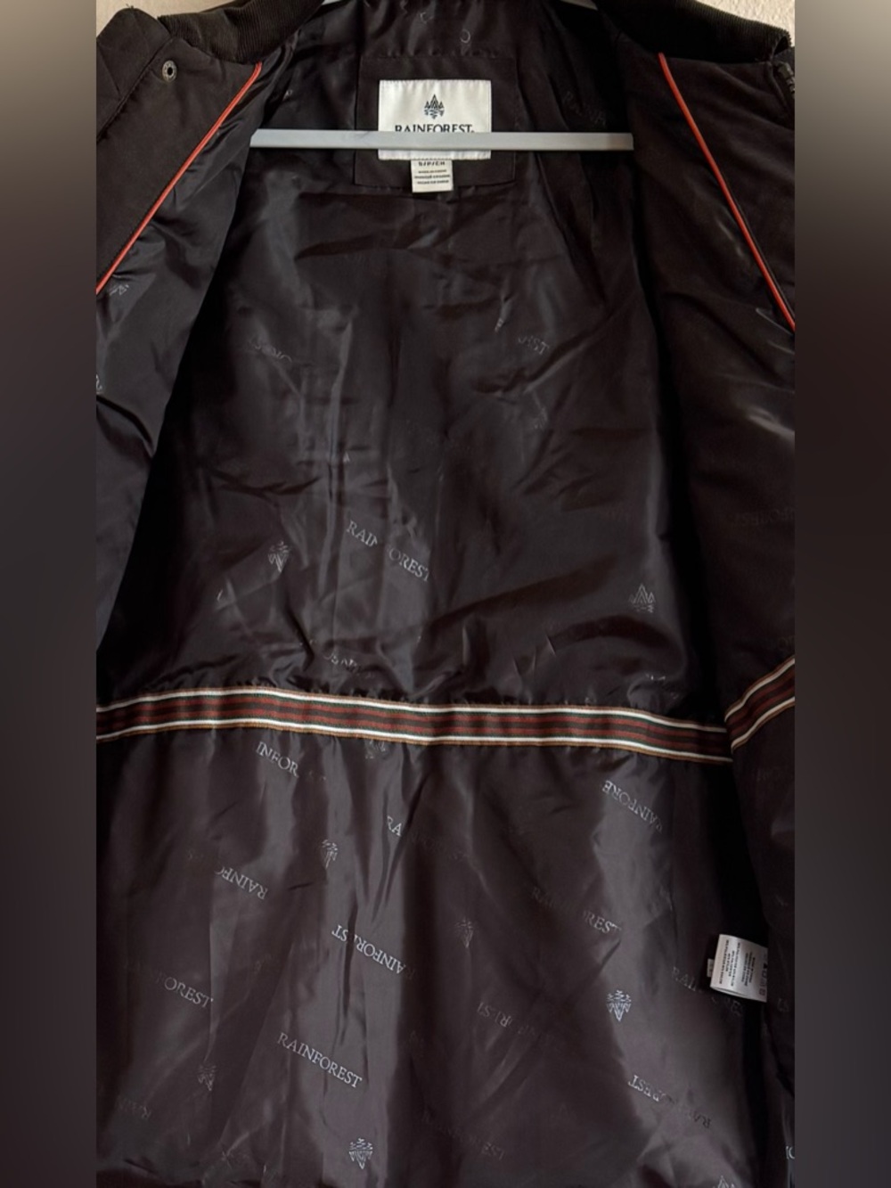 RAINFOREST Men's Dark Brown Field Jacket with Utility Pockets, Sz Small. NWOT - Picture 8 of 10